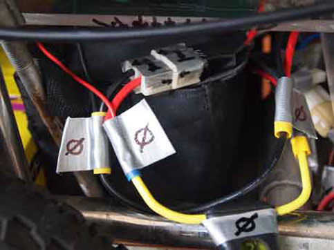 Special wiring Nancy wheelchair