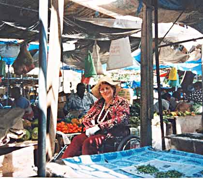 Nan with Fiji hat