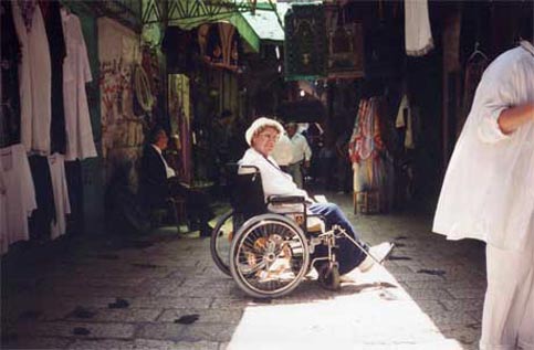 Disabled Travelers can enjoy the markets of Morocco