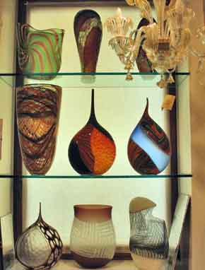 Glass design in Murano Italy
