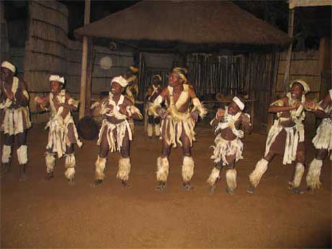 Dancers in Zimabwe will entertain any traveler.  Disabled or not.