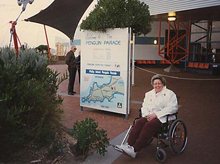disabled travel wheelchair australia fairy penguin preserve