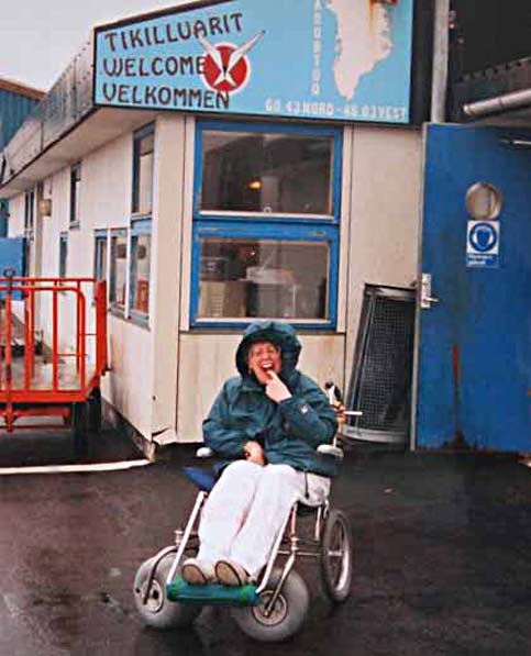disabled travewl wheelchair greenland