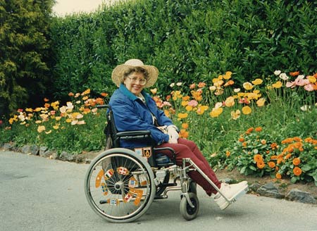 travel disabled wheelchair new zealand christchurch garden