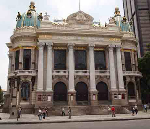 Dr Nate and Nancy Berger at theatre Rio do Janeiro Brazil